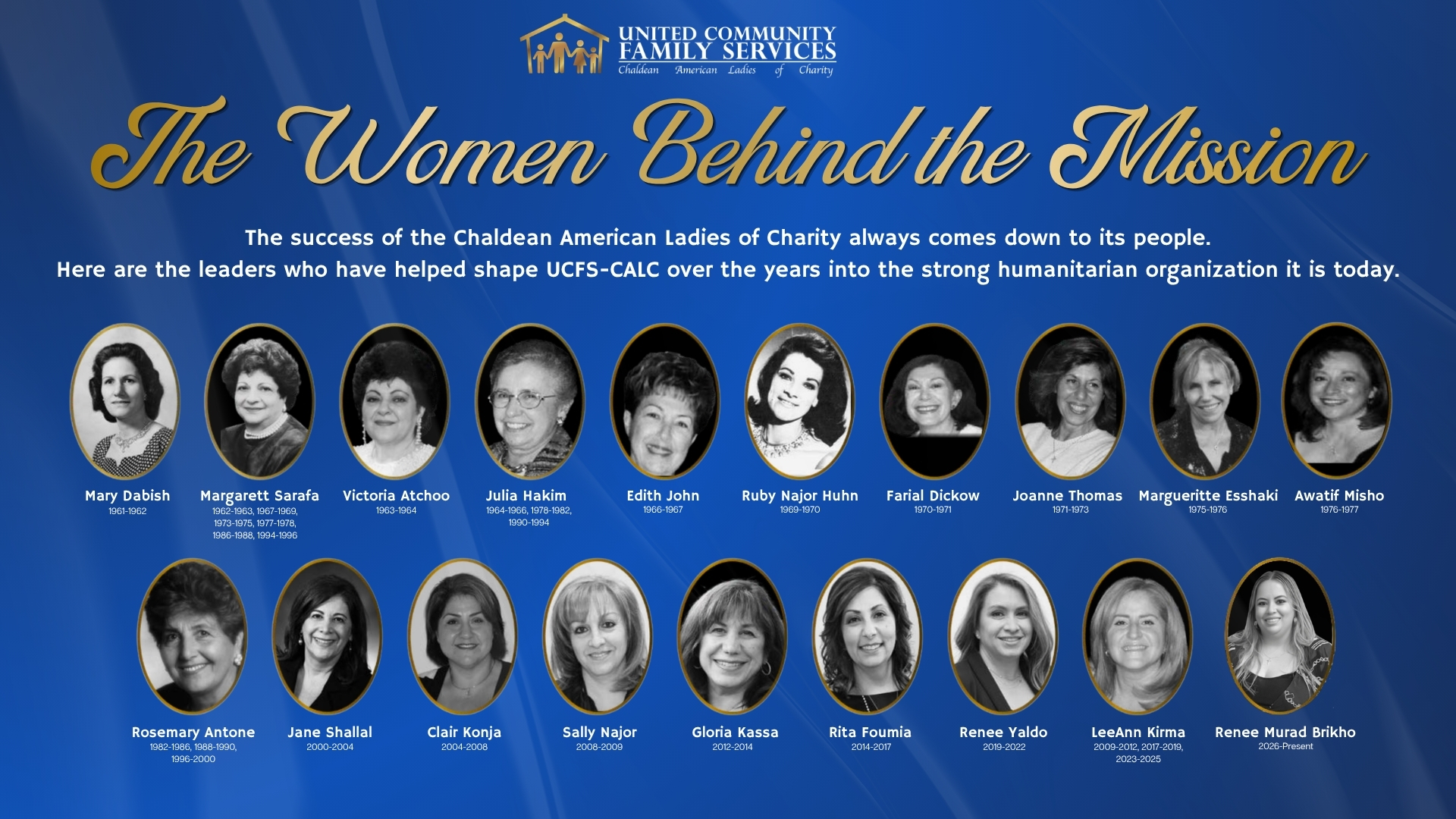 Women Behind the Mission